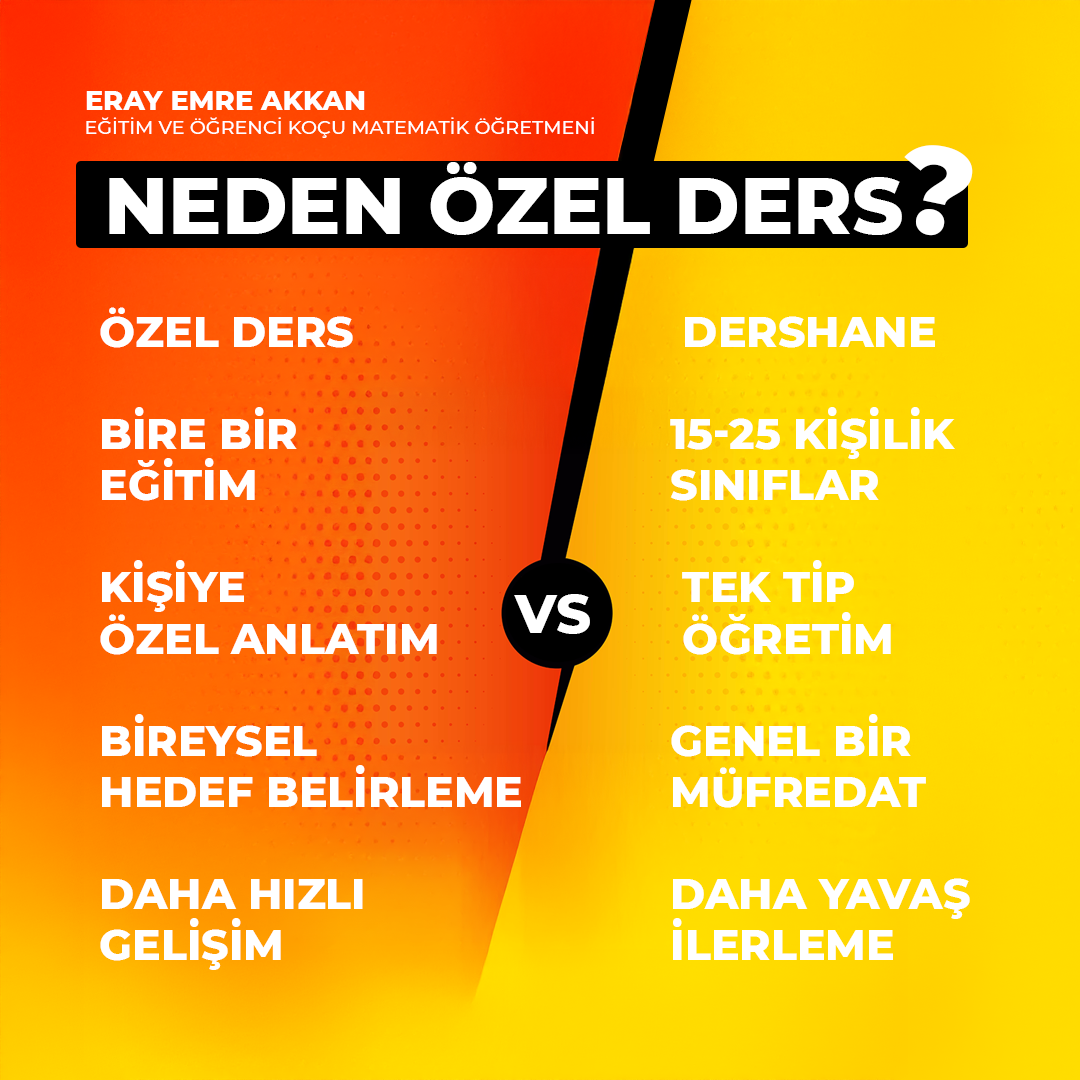 Neden Özel Ders?